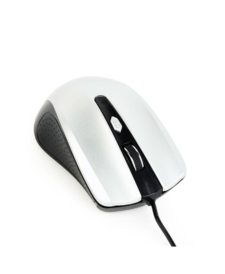 Gembird Mouse  MUS-4B-01-BS Standard, No, Black/ silver, No,