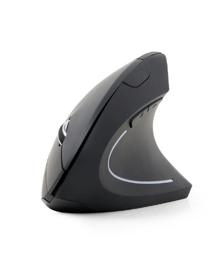 Gembird | MUSW-ERGO-01 | 2.4GHz Wireless Optical Mouse | Optical Mouse | USB | Black