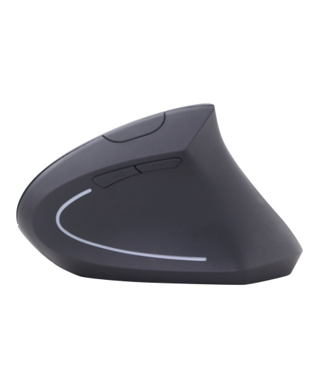Gembird | MUSW-ERGO-01 | 2.4GHz Wireless Optical Mouse | Optical Mouse | USB | Black