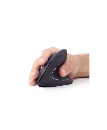 Gembird | MUSW-ERGO-01 | 2.4GHz Wireless Optical Mouse | Optical Mouse | USB | Black