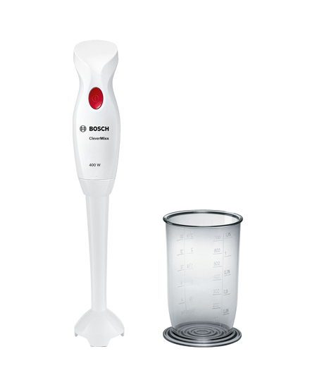 Bosch | Blender | CleverMixx MSM14100 | Hand Blender | 400 W | Number of speeds 1 | White