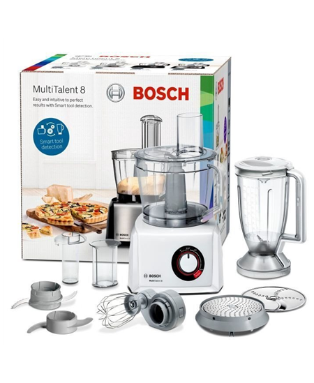 Bosch | Food Processor MultiTalent 8 | MC812W501 | 1000 W | Number of speeds 2 | Bowl capacity 3.9 L | Blender | White