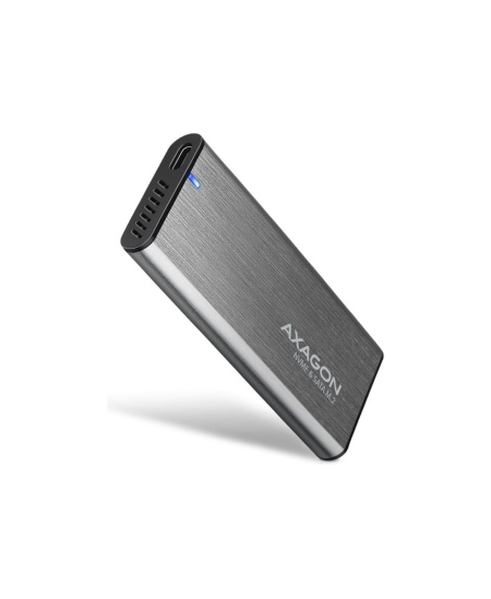 AXAGON External USB-C 3.2 Gen 2 metal box for M.2 NVMe & SATA SSD disks | EEM2-SG2