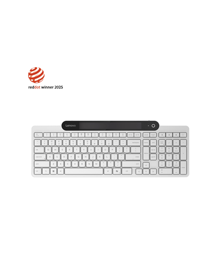 Lenovo 800 Self-Charging Bluetooth Keyboard-US English | Keyboard | Bluetooth | US English | White