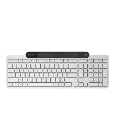 Lenovo 800 Self-Charging Bluetooth Keyboard-US English | Keyboard | Bluetooth | US English | White