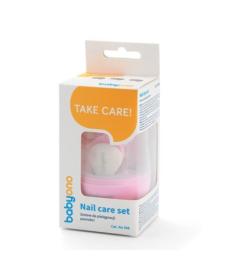Manikiūro rinkinys BabyOno, rožinis