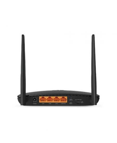 4G LTE Router | TL-MR6400 | 802.11n | 300 Mbit/s | 10/100 Mbit/s | Ethernet LAN (RJ-45) ports 3 | Mesh Support No | MU-MiMO No |
