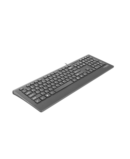 Natec Keyboard, Barracuda, US Layout, Slim | Natec | Keyboard | Barracuda | Standard | Wired | US | Black | 529 g