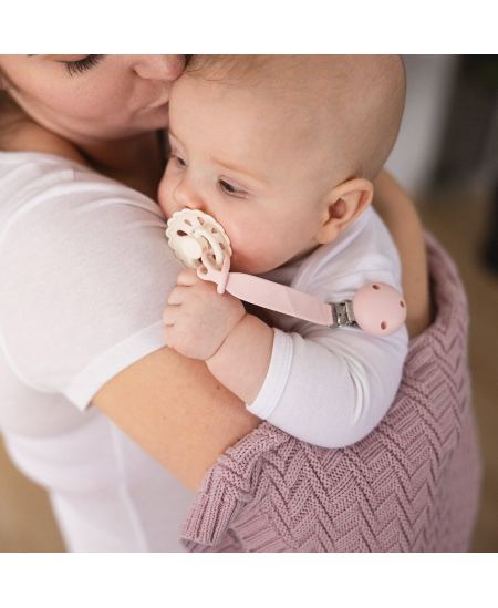 BabyOno čiulptuko laikiklis silikoninis kreminis 1469/03