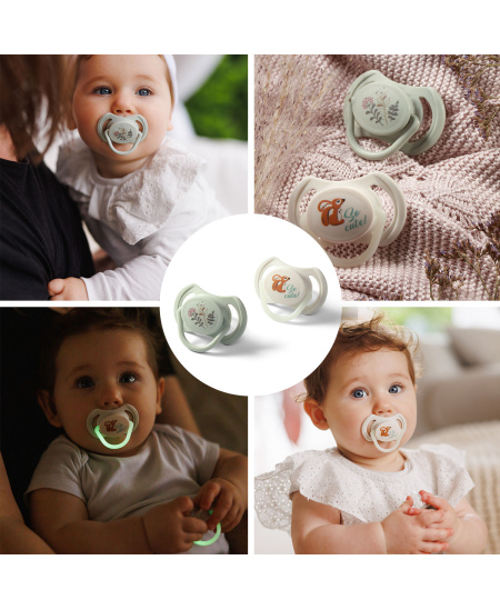 Babyono čiulptukas silikoninis simetrinis 6-18m 1669/02