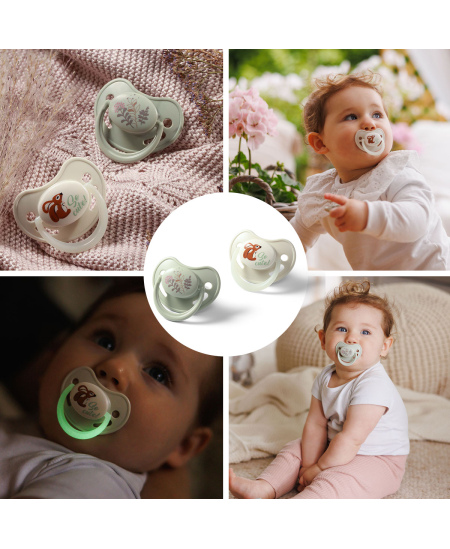 Babyono čiulptukas silikoninis anatominis 6-18m 1670/02