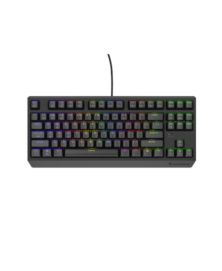 Genesis THOR 230 TKL | Mechanical Gaming Keyboard | Wired | US | Black | USB Type-A | Linear