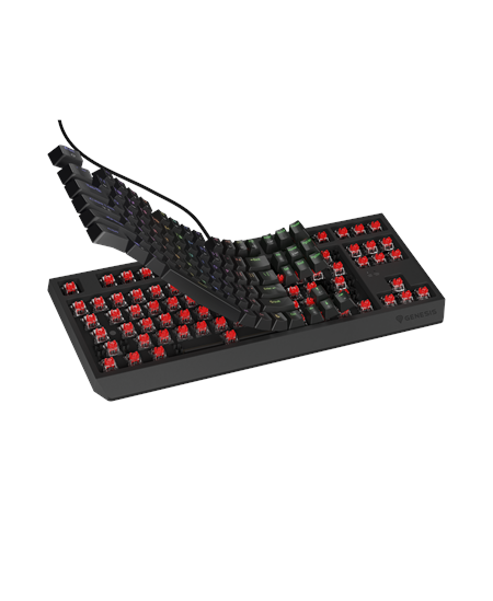 Genesis THOR 230 TKL | Mechanical Gaming Keyboard | Wired | US | Black | USB Type-A | Linear