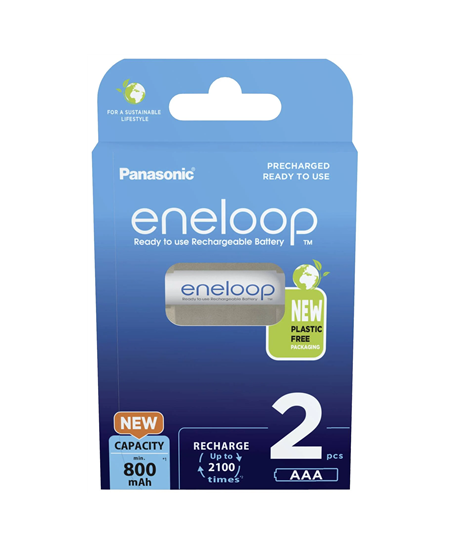 Panasonic | ENELOOP BK-4MCDE/2BE | AAA | 800 mAh | 2 pc(s)