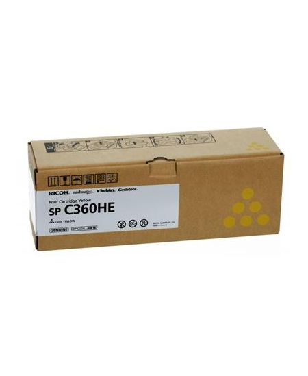 Ricoh SP C360HE (408187) Lazerinė kasetė, Geltona