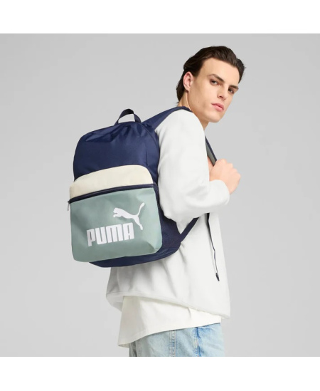 Puma Kuprinė Phase Color Block Backpack Blue Green 091175 01
