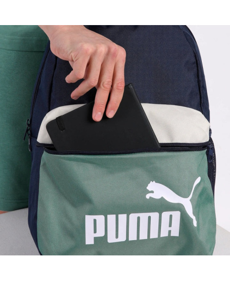 Puma Kuprinė Phase Color Block Backpack Blue Green 091175 01