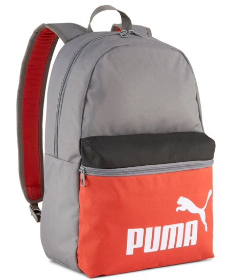 Puma Kuprinė Phase Color Block Backpack Grey Red 091175 02
