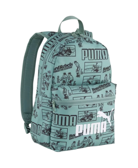 Puma Kuprinė Phase Aop Small Backpack Green 091324 01