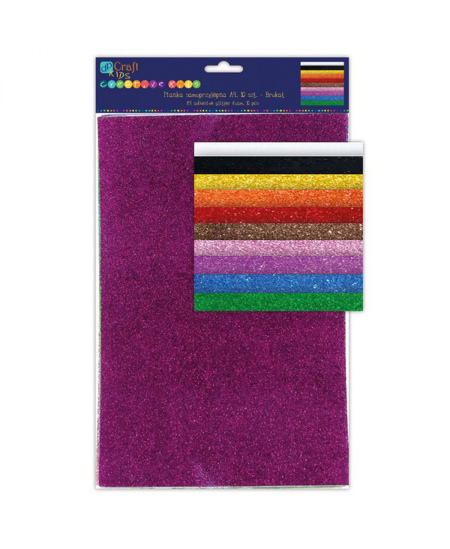 Putplasčio A4 lapų rinkinys BROKAT lipnūs 10lap