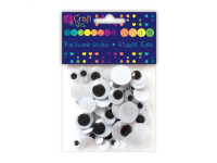 Judančios akys MIX 75vnt. (8 10 15 20mm)