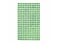 Dekor.lipnūs kristalai 6mm 260vnt GREEN