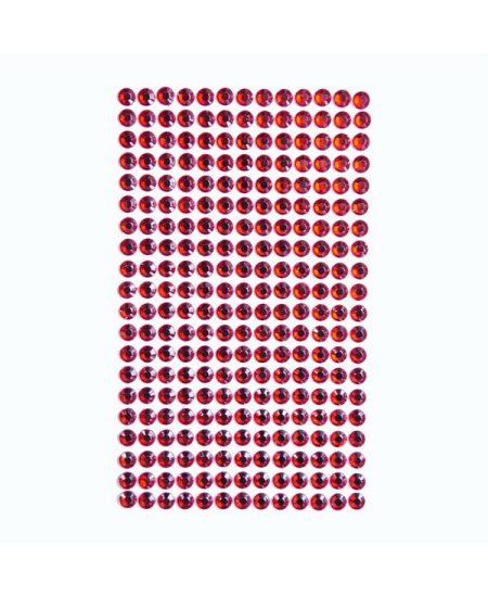 Dekor.lipnūs kristalai 6mm 260vnt. RED