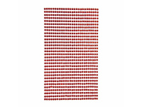 Dekor.lipnūs kristalai 3mm 806vnt. RED