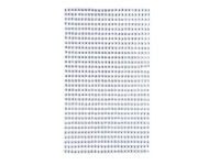 Dekor.lipnūs kristalai 3mm 806vnt. skaid