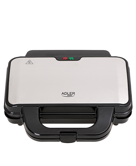 Adler Sandwich maker AD 3043 900 W, Number of plates 1, Number of pastry 2, Black