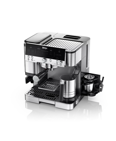 NINJA Espresso Coffee Maker | ES601EU Luxe Café Premier | Pump pressure 11 bar | Built-in milk frother | Ground | 1650 W | Blac