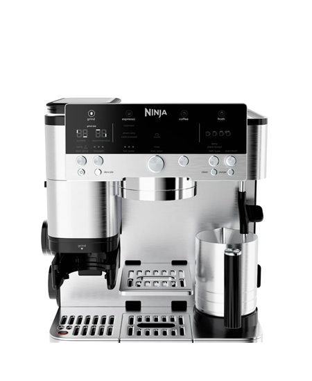 NINJA Espresso Coffee Maker | ES601EU Luxe Café Premier | Pump pressure 11 bar | Built-in milk frother | Ground | 1650 W | Blac