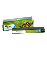 Neoriginali Static Control HP No.973X (F6T81AE) Nauja mikroschema, žydra kasetė