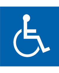 Lipdukas INVALIDO VAIRUOJAMO AUTOMOBILIO SKIRIAMASIS ŽENKLAS