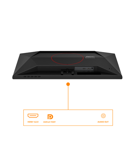 AOC | 25G42E | 25 " | IPS | FHD | 16:9 | 180 Hz | 1 ms | 1920 x 1080 pixels | 300 cd/m² | HDMI ports quantity 1 | Black