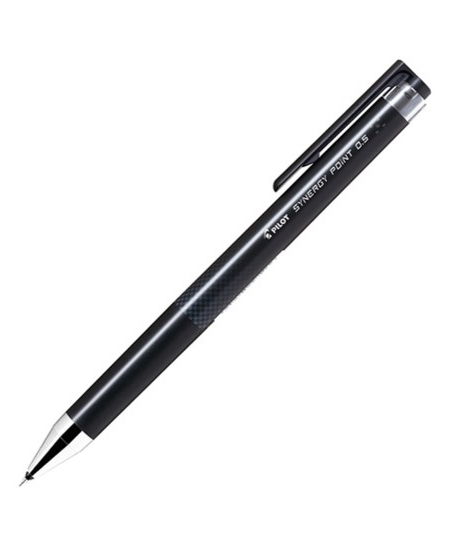 Gelinis rašiklis PILOT Synergy, itin plonas 0.5 mm, juodas
