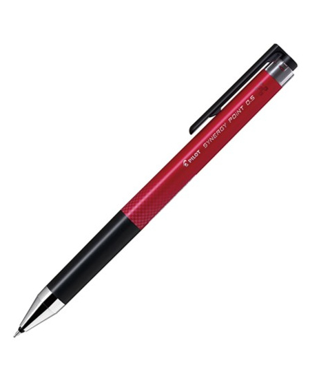 Gelinis rašiklis PILOT Synergy, itin plonas 0.5 mm, raudonas