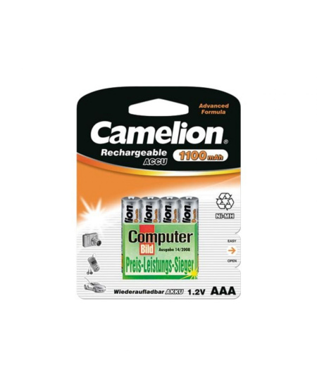 Camelion AAA/HR03, 1100 mAh, Rechargeable Batteries Ni-MH, 4 pc(s)