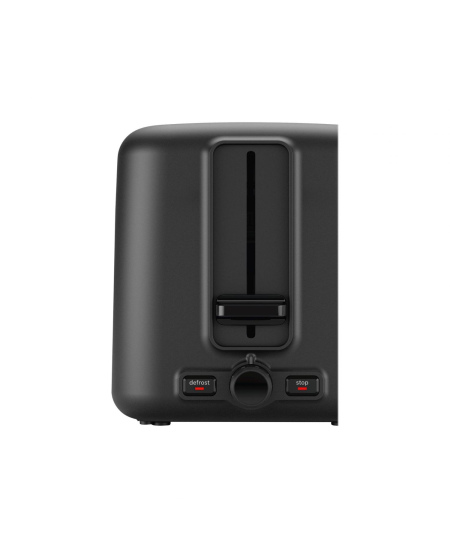 Bosch DesignLine Toaster TAT3P423 Power 970 W, Number of slots 2, Housing material Stainless steel, Black