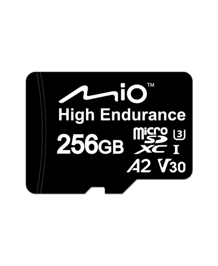Mio High-Endurance | 256 GB | MicroSD | Flash memory class UHS-I