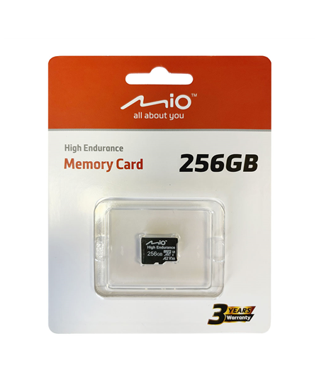 Mio High-Endurance | 256 GB | MicroSD | Flash memory class UHS-I