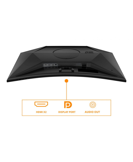 AOC | CQ32G4VE | 31.5 " | VA | QHD | 16:9 | 180 Hz | 1 ms | 2560 x 1440 pixels | 300 cd/m² | HDMI ports quantity 2