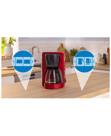 Bosch Coffee Maker | TKA2M114 MyMoment | Drip | 1200 W | Red