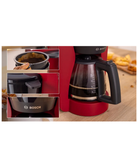 Bosch Coffee Maker | TKA2M114 MyMoment | Drip | 1200 W | Red