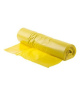 Šiukšlių maišai, 30 litrų, rulone 50 vnt., storis 8 µm, HDPE, geltonos sp.