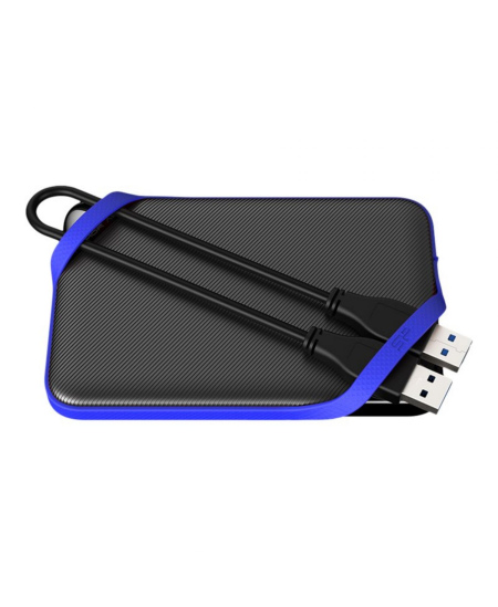 Silicon Power Portable Hard Drive ARMOR A62 GAME 1000 GB,  USB 3.2 Gen1, Black/Blue