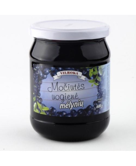 MOČIUTĖS mėlynių uogienė, 600 g