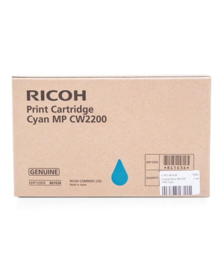 Ricoh MP CW2200 (841636) Rašalinė kasetė, Žydra
