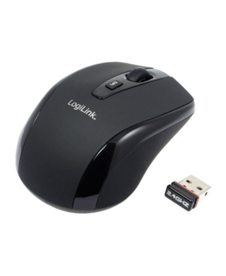 Logilink | Maus optisch Funk 2.4 GHz | 2.4GH wireless mini mouse with autolink | wireless | Black