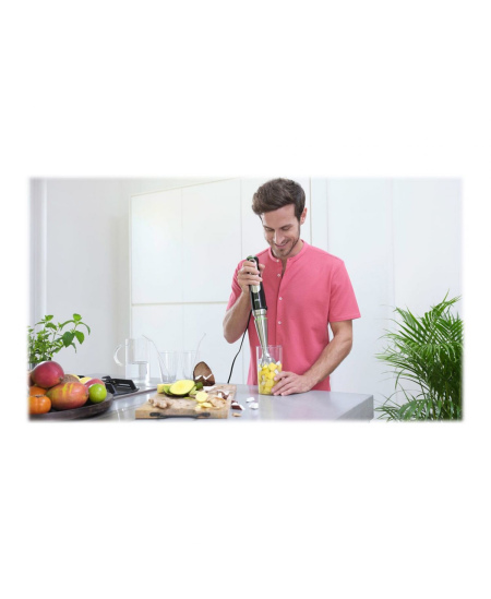 Braun Hand Blender MQ9138XI MultiQuick 9 1200 W, Number of speeds 3, Chopper, Ice crushing, Black/Stainless Steel